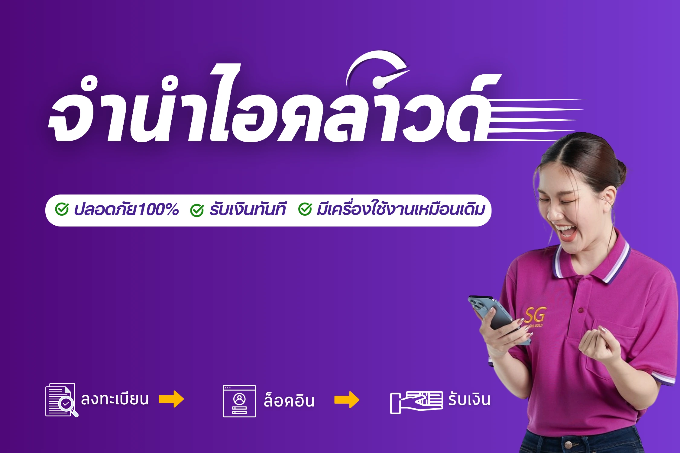 บริการจำนำไอคลาวด์ Moblie